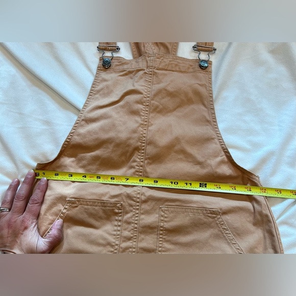 Garage Versatile Layering Camel/Tan Dress Overalls with Pockets Size S - Picture 9 of 11